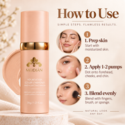 Color Changing Liquid Foundation Makeup for Natural Coverage