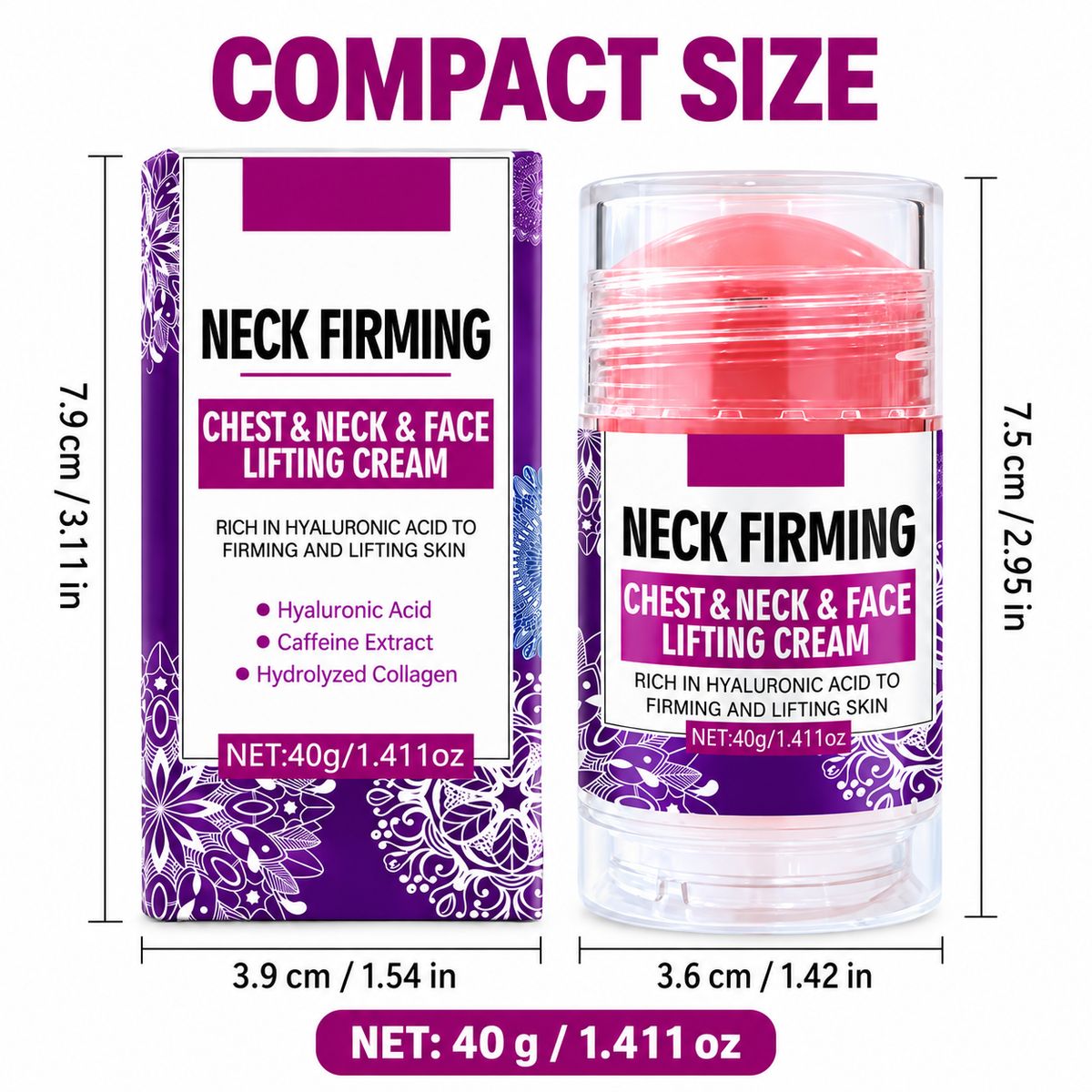 Neck Firming Cream Stick, Lifting Cream for Face and Chest