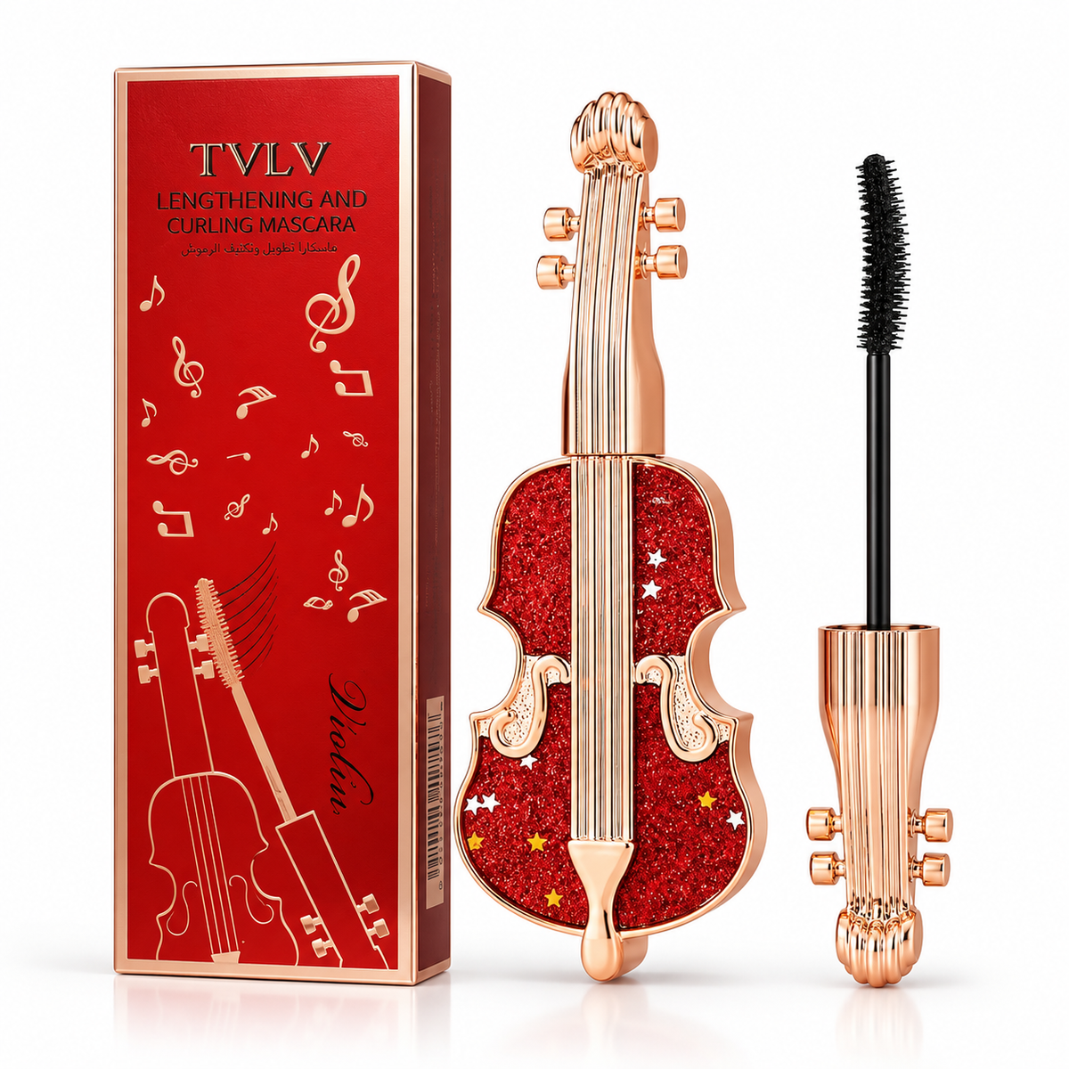 TVLV Violin Mascara for Length, Volume & Waterproof Wear