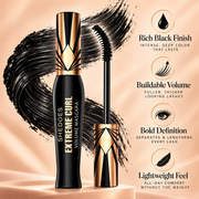 SHEDOES Extreme Curl Volume Mascara with Curved Brush
