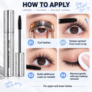 SKYVII Thick Curling Mascara, Waterproof & Lengthening