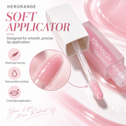 HERORANGE Moisturizing Lip Gloss, Hydrating Jelly