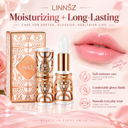 LINNSZ Hydrating Lip Balm for Dry Lips, Glossy Finish