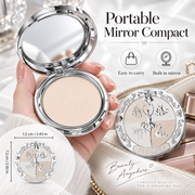 NICEKEY Pink Ballet Pressed Powder Compact