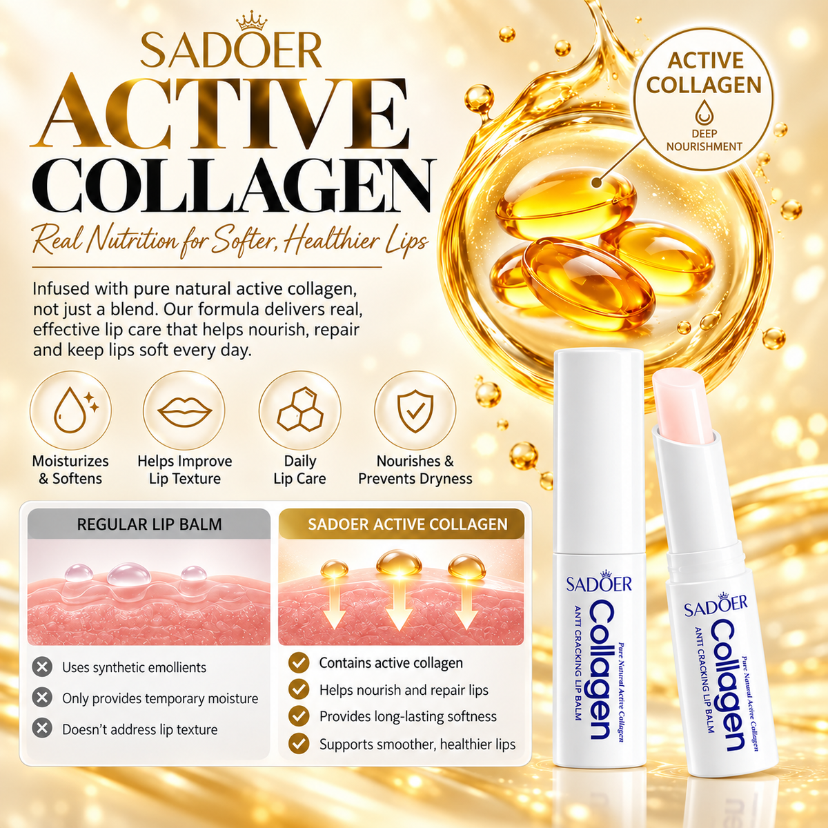 SADOER Collagen Lip Balm