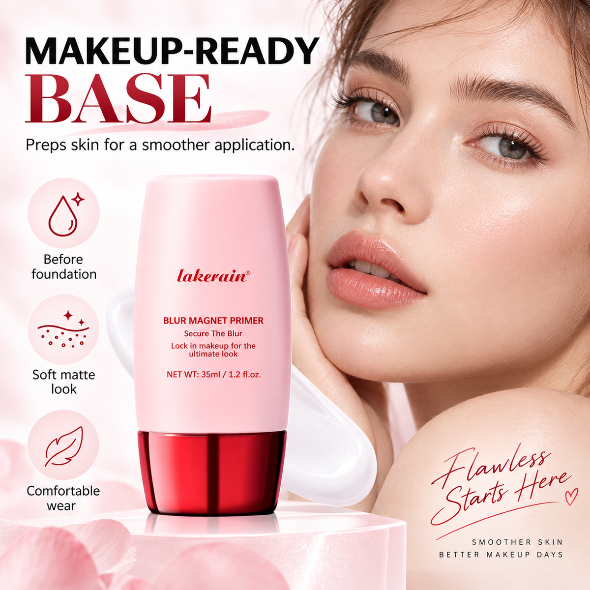 Lakerain Blur Magnet Primer Pore Blurring Makeup Primer