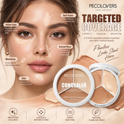 PECOLOVERS 3-Color Cream Concealer Correction Palette