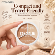 PECOLOVERS 3-Color Cream Concealer Correction Palette