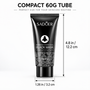 SADOER Bamboo Charcoal Black Mask, Peel Off Face Mask