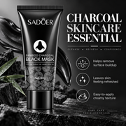 SADOER Bamboo Charcoal Black Mask, Peel Off Face Mask