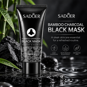 SADOER Bamboo Charcoal Black Mask, Peel Off Face Mask