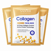 SADOER Collagen Face Mask 10 Pack Hydrating & Anti-Aging Care