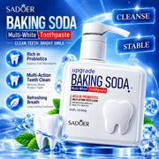SADOER Baking Soda Probiotic Whitening Toothpaste 300g