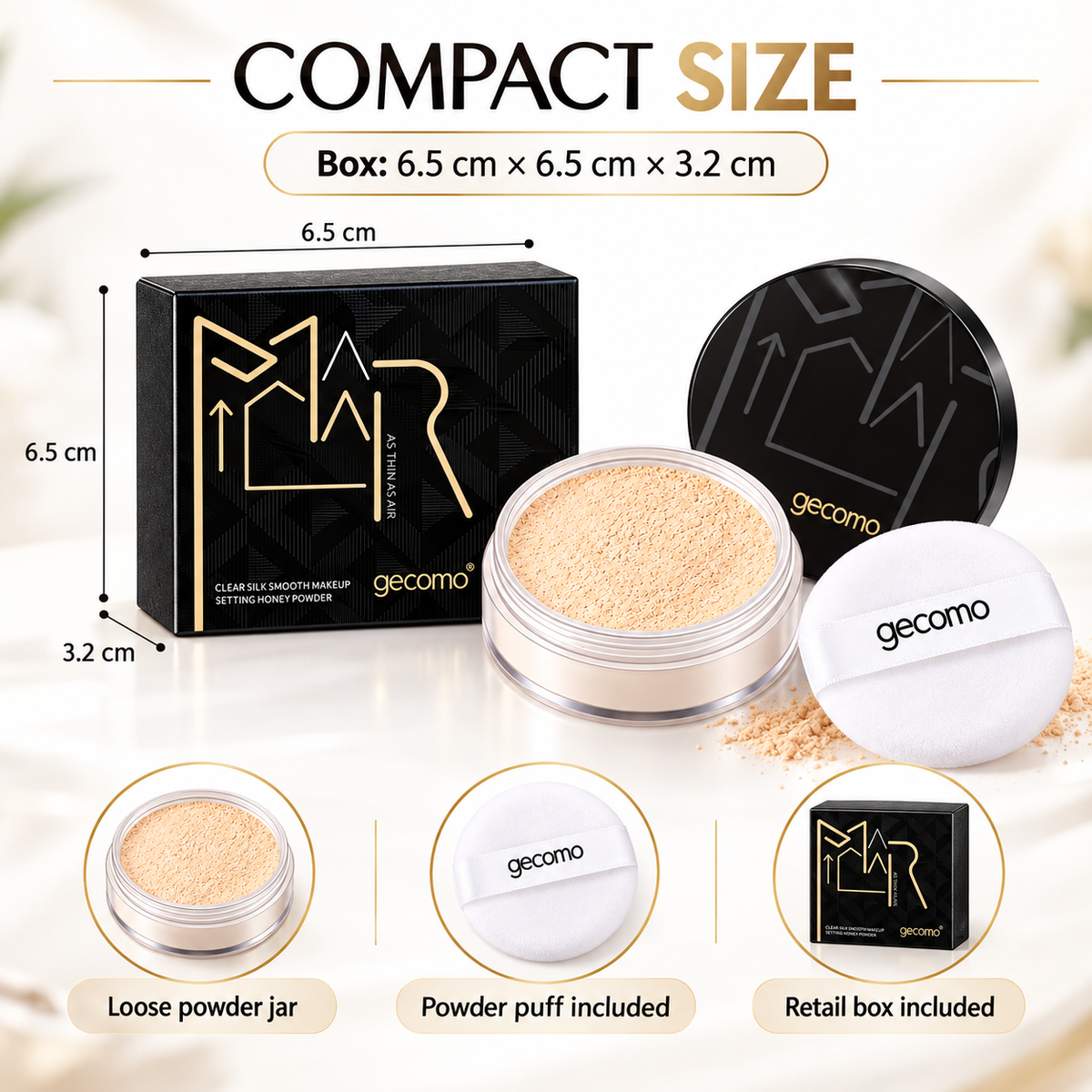 GECOMO Setting Powder Oil Control Matte Finish