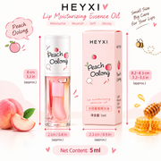HEYXI Moisturizing Lip Oil Gloss for Dry Chapped Lips, 5 mL