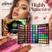 POPFEEL 120 Color Highly Pigmented Eyeshadow Palette