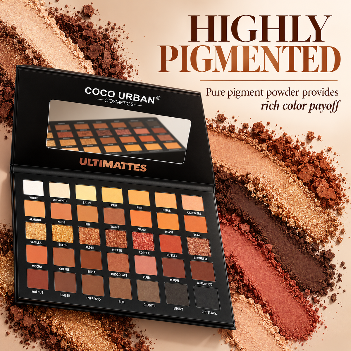 Coco Urban Ultimate 35 Shade Matte & Shimmer Eyeshadow Palette