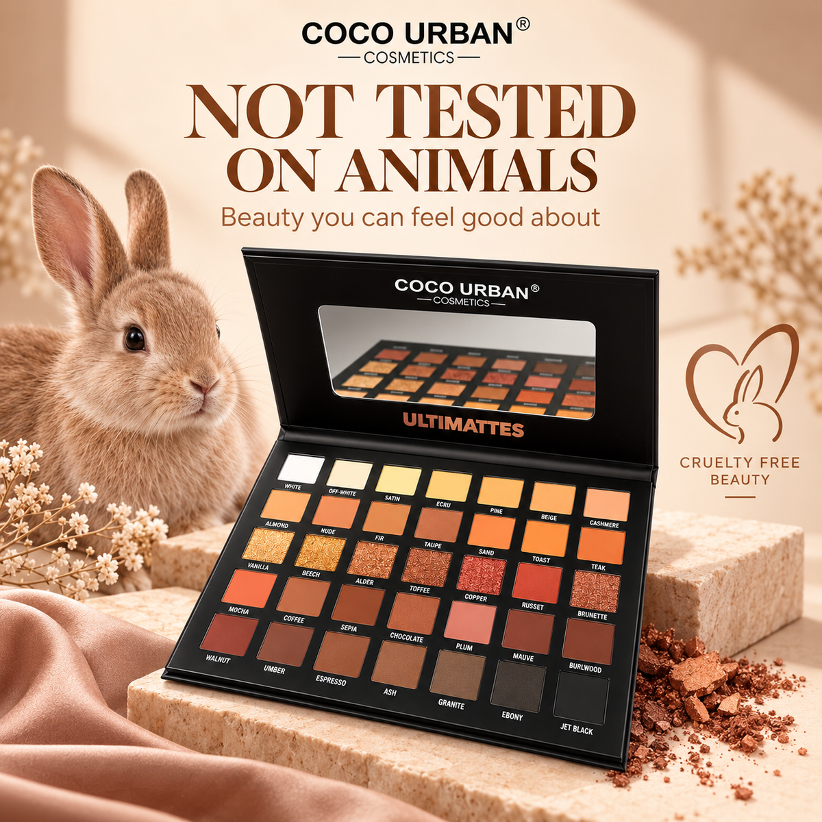 Coco Urban Ultimate 35 Shade Matte & Shimmer Eyeshadow Palette
