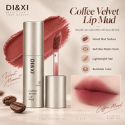 DI & XI Coffee Velvet Lip Mud Soft Matte Lipstick