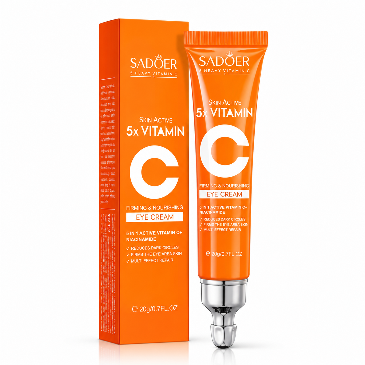 SADOER 5X Vitamin C Eye Cream for Dark Circles