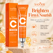 SADOER 5X Vitamin C Eye Cream for Dark Circles