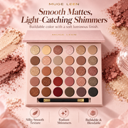MUGE LEEN 30 Color Eyeshadow Palette Matte Shimmer