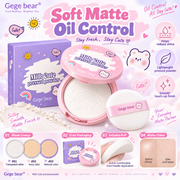 Gege Bear Milk Cute Pressed Powder for Oil Control