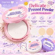 Gege Bear Milk Cute Pressed Powder for Oil Control