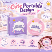 Gege Bear Milk Cute Pressed Powder for Oil Control