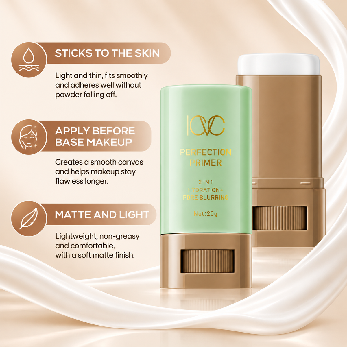 ICVC Perfection Primer Stick Hydrating Pore Blurring