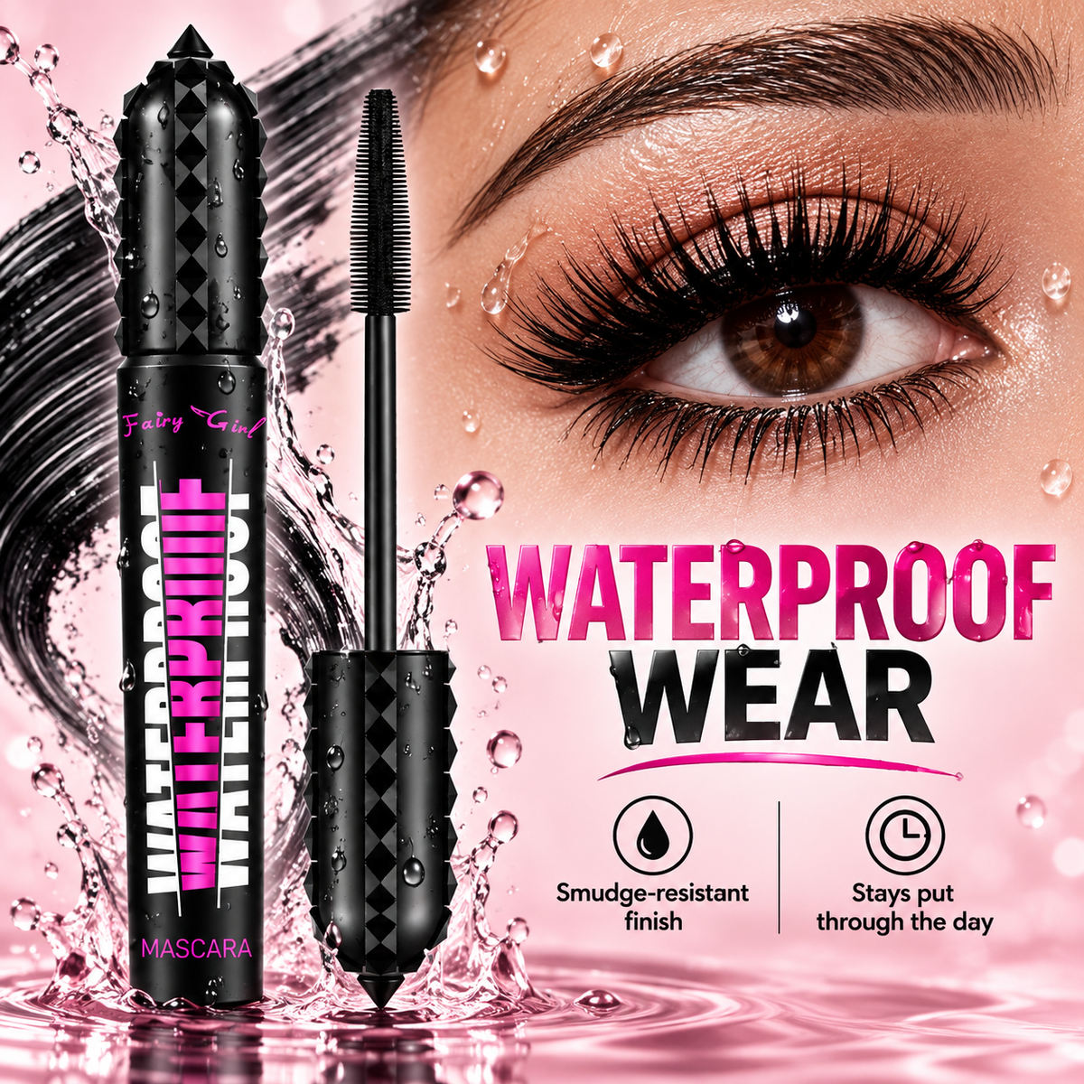 Fairy Girl Waterproof Lengthening Curling Mascara
