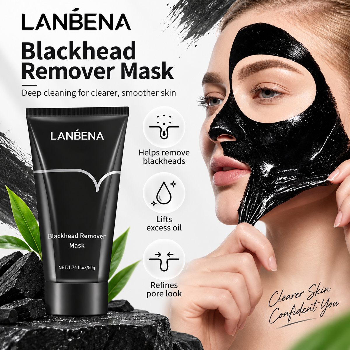 LANBENA Blackhead Remover Peel Off Mask