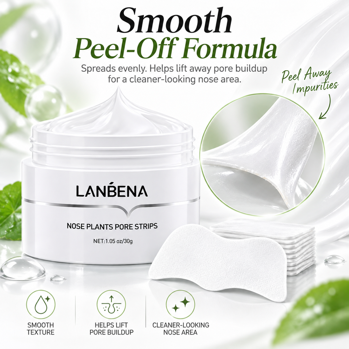 LANBENA Nose Plants Pore Strips Blackhead Remover