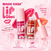 MAGIC CASA Crystal Clear 6-Piece Mini Lip Gloss Set