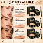 QIC Concealer, Waterproof Full Coverage Cream Concealer
