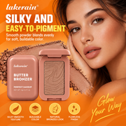 Lakerain Butter Bronzer Pressed Powder Bronzer for Face