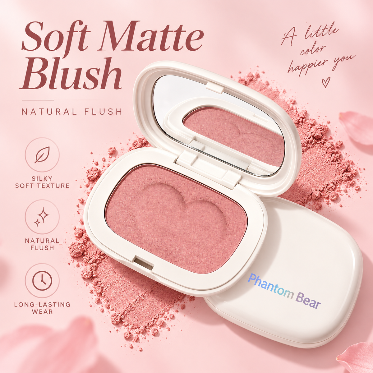 Phantom Bear Cream Blush Natural Matte