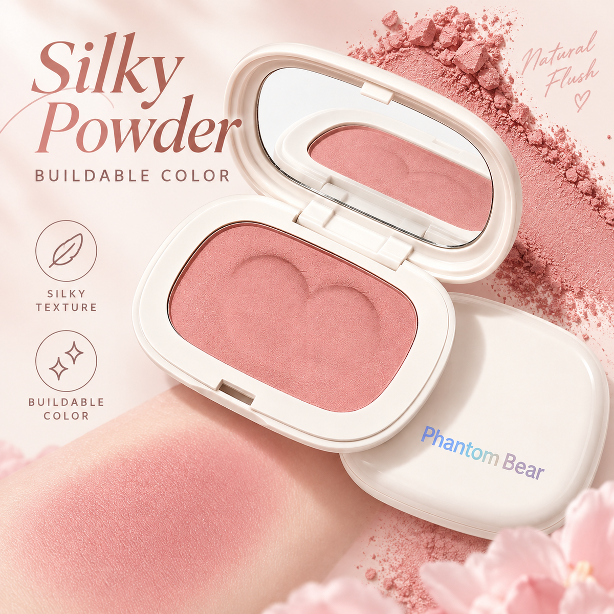 Phantom Bear Cream Blush Natural Matte