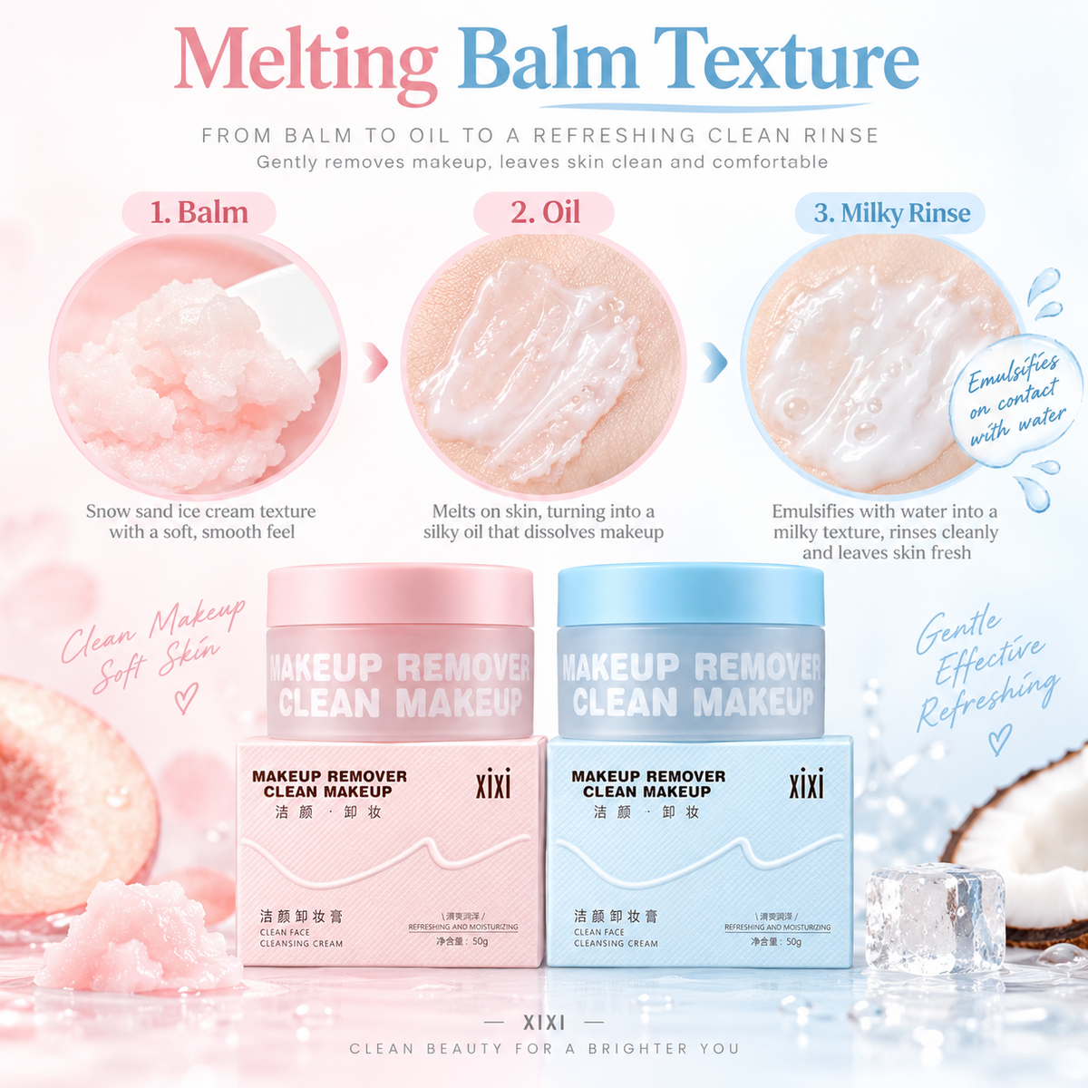 XIXI Cleansing Balm Makeup Remover & Cleansing Cream