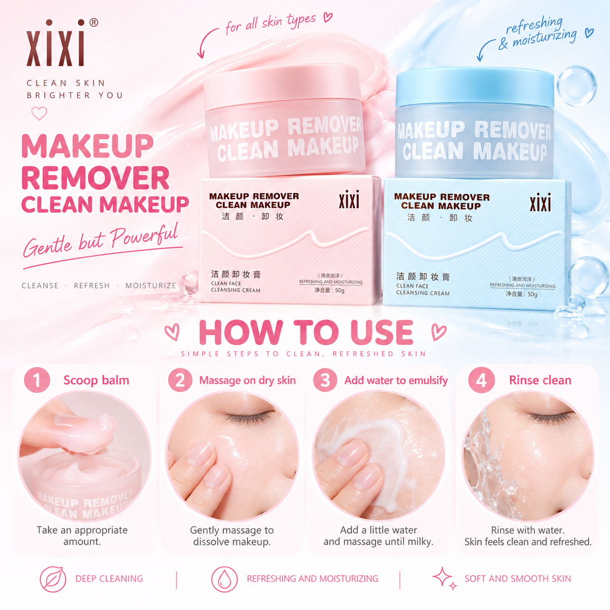 XIXI Cleansing Balm Makeup Remover & Cleansing Cream