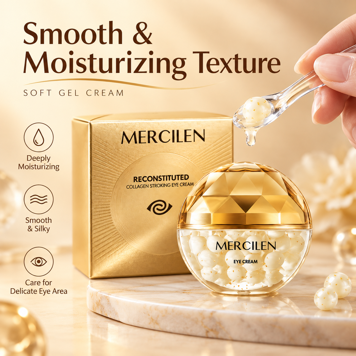 MERCILEN Reconstituted Collagen Firming Stroking Eye Cream