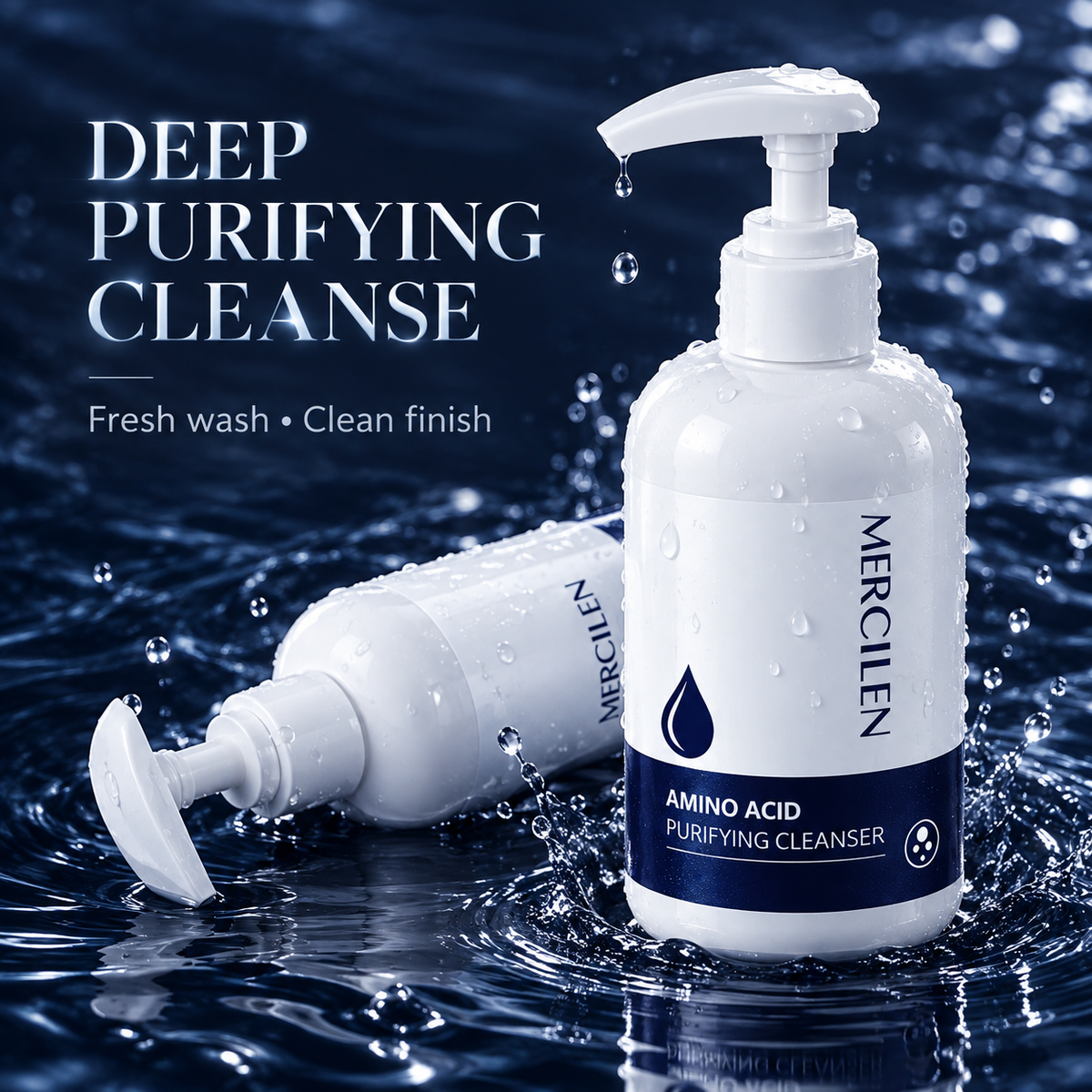 MERCILEN Amino Acid Purifying Cleanser Gentle Face Wash