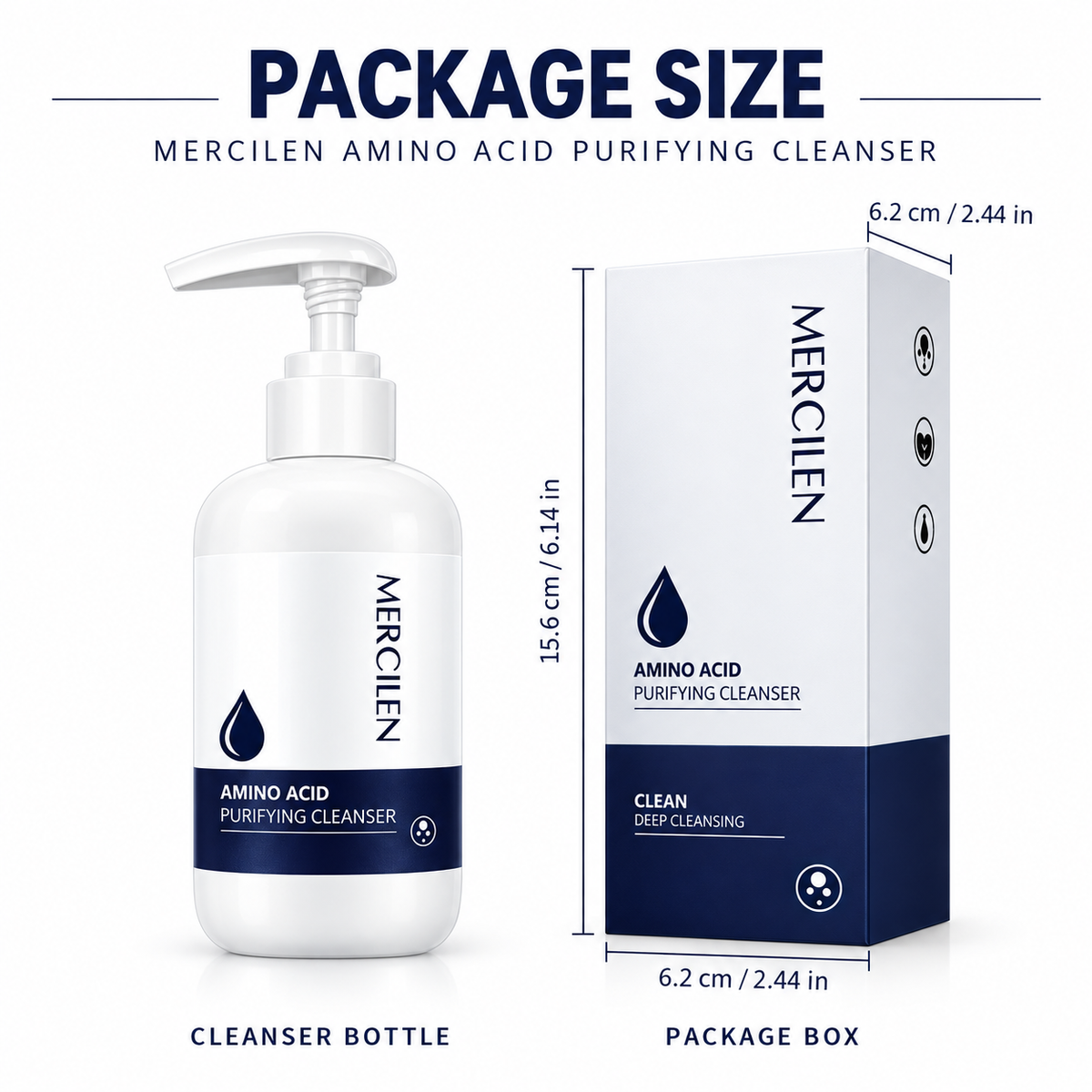 MERCILEN Amino Acid Purifying Cleanser Gentle Face Wash