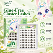YELIX Lashes Pre-Glued Cluster Lashes No Glue
