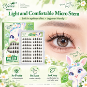 YELIX Lashes Pre-Glued Cluster Lashes No Glue