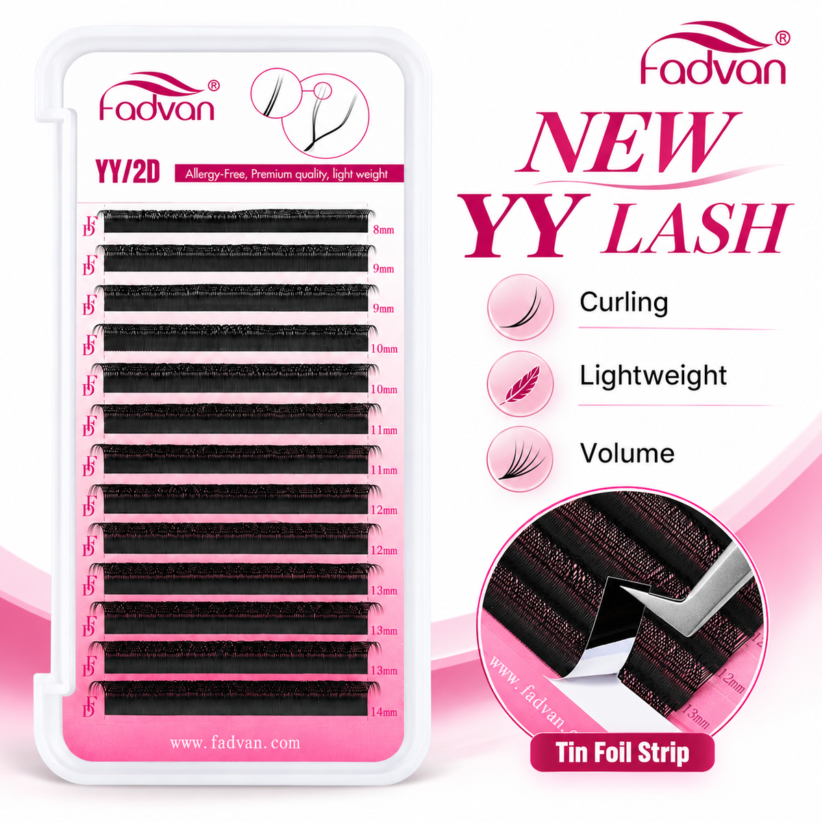 FADVAN YY 2D Premade Volume Fans Eyelash Extensions