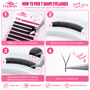 FADVAN YY 2D Premade Volume Fans Eyelash Extensions