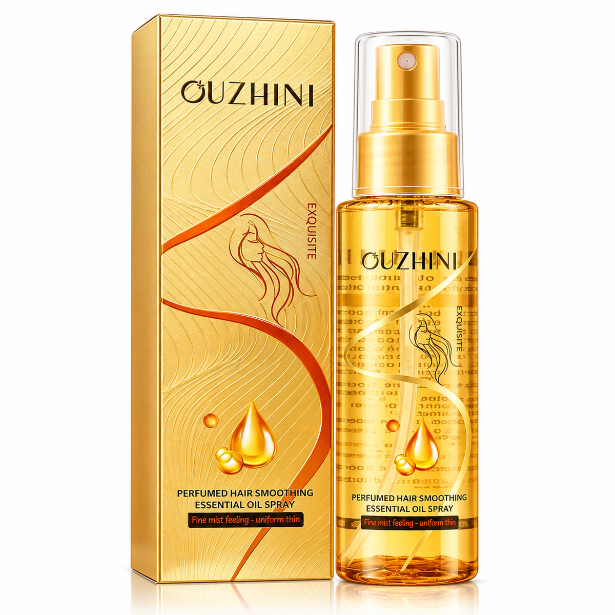 OUZHINI Deep Nourishing Hair Smoothing Essential Oil Spray