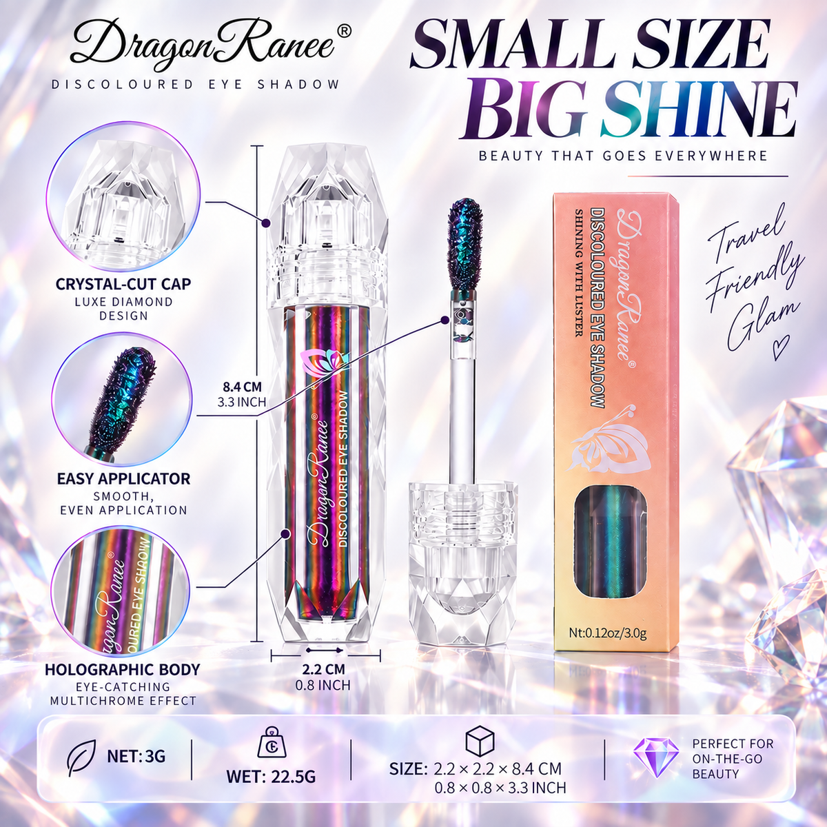 Dragon Ranee Color Changing Lip Gloss Metallic Lip Glaze