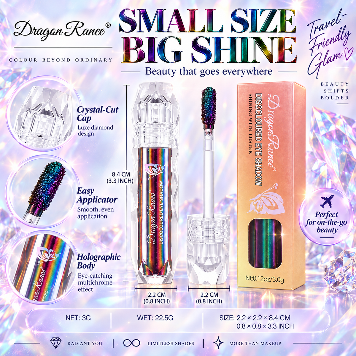Dragon Ranee Color Changing Lip Gloss Metallic Lip Glaze